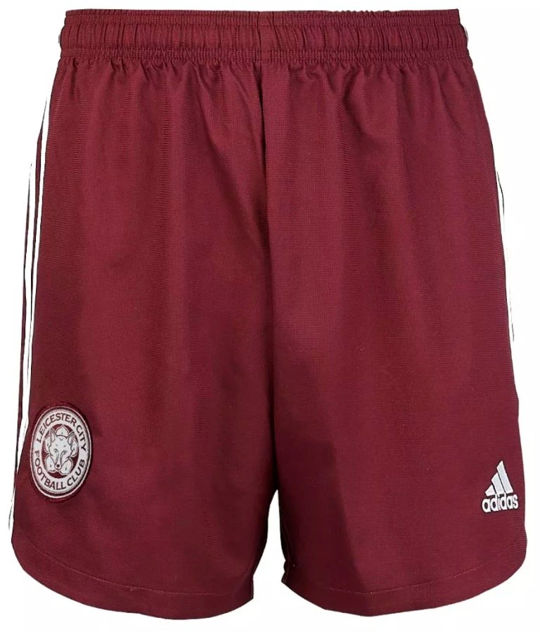 Calção oficial Adidas Leicester City 2020 2021 III jogador